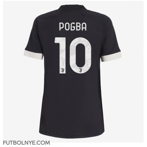 Camiseta Juventus Paul Pogba #10 Tercera Equipación para mujer 2023-24 manga corta
